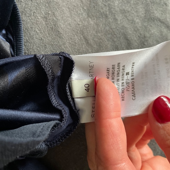 Stella McCartney Blue/Black tuxedo pants - Picture 6 of 9